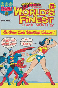 Cover Thumbnail for Superman Presents World's Finest Comic Monthly (K. G. Murray, 1965 series) #115