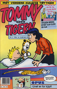 Cover Thumbnail for Tommy og Tigern (Bladkompaniet / Schibsted, 1989 series) #3/1994
