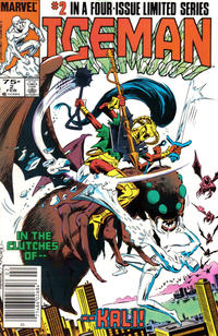 Cover for Iceman (Marvel, 1984 series) #2 [Newsstand]