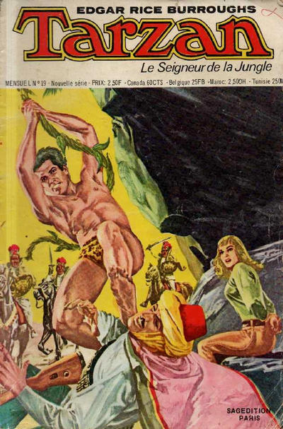 Cover for Tarzan Nouvelle Serie (Sage - Sagédition, 1972 series) #19