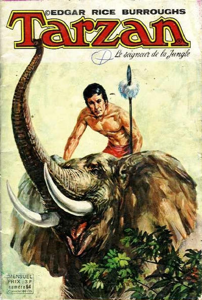 Cover for Tarzan Nouvelle Serie (Sage - Sagédition, 1972 series) #64
