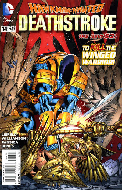 Cover for Deathstroke (DC, 2011 series) #14