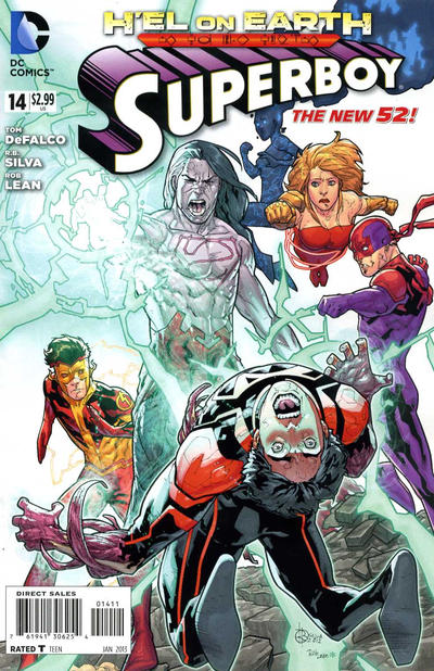 Cover for Superboy (DC, 2011 series) #14
