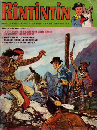 Cover for Rintintin et Rusty (Sage - Sagédition, 1970 series) #11