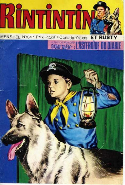 Cover for Rintintin et Rusty (Sage - Sagédition, 1970 series) #104