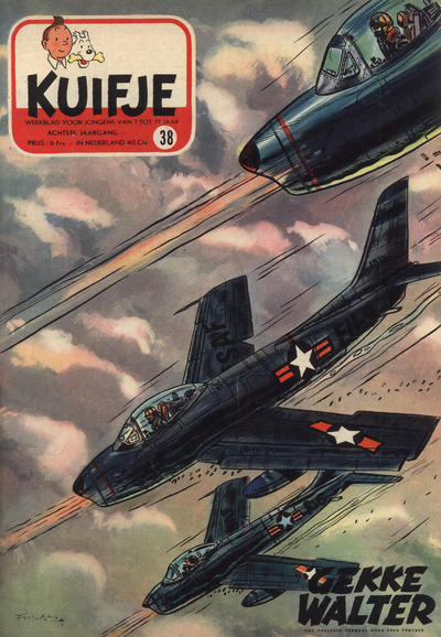 Cover for Kuifje (Le Lombard, 1946 series) #38/1953