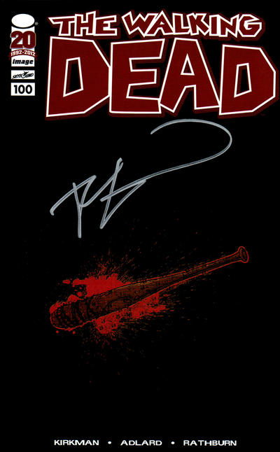 Cover for The Walking Dead (Image, 2003 series) #100 [Retailer Appreciation Lucille]