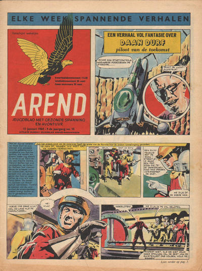 Cover for Arend (Bureau Arend, 1955 series) #Jaargang 9/15
