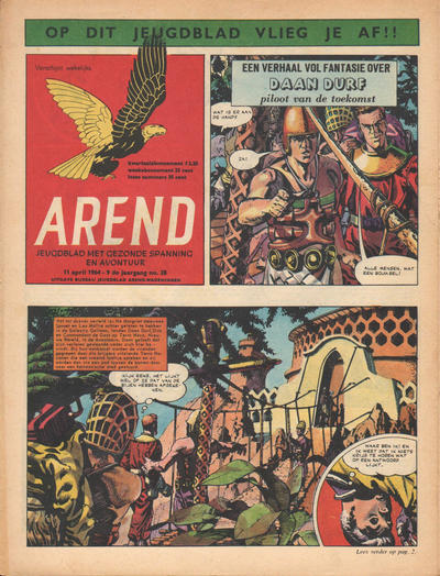 Cover for Arend (Bureau Arend, 1955 series) #Jaargang 9/28