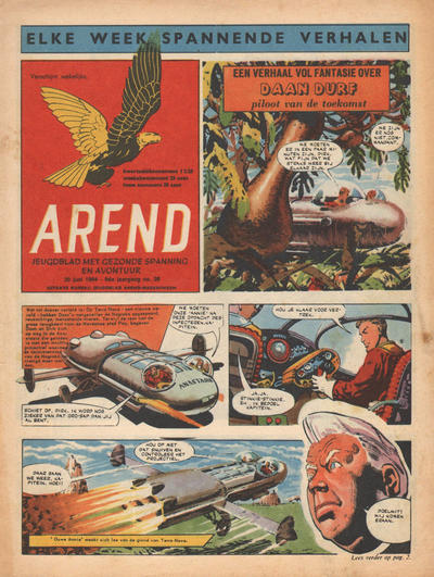 Cover for Arend (Bureau Arend, 1955 series) #Jaargang 9/38