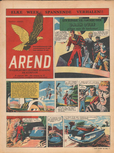 Cover for Arend (Bureau Arend, 1955 series) #Jaargang 9/47