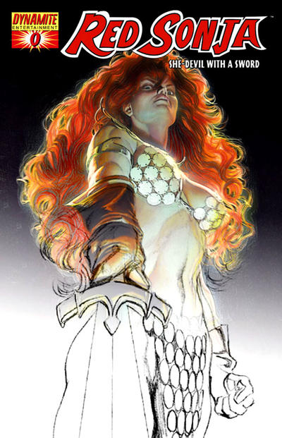 Cover for Red Sonja (Dynamite Entertainment, 2005 series) #0 [Alex Ross Retailer Incentive Cover]
