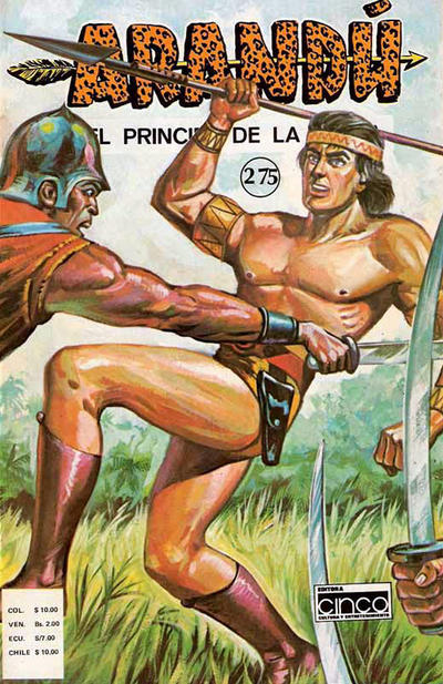 Cover for Arandú, El Príncipe de la Selva (Editora Cinco, 1977 series) #275