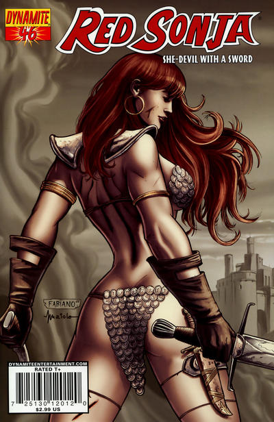 Cover for Red Sonja (Dynamite Entertainment, 2005 series) #46 [Cover B by Fabiano Neves]