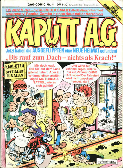 Cover for Kaputt A.G. (Condor, 1987 series) #4