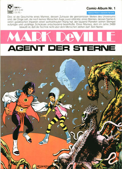 Cover for Mark DeVille (Condor, 1979 series) #1 - Agent der Sterne