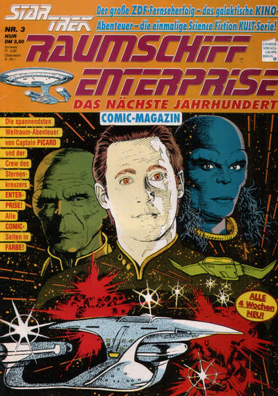 Cover for Raumschiff Enterprise - Das nächste Jahrhundert (Condor, 1992 series) #3