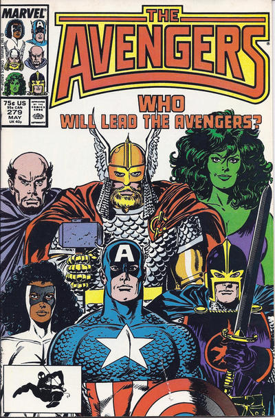 Cover for The Avengers (Marvel, 1963 series) #279 [Direct]