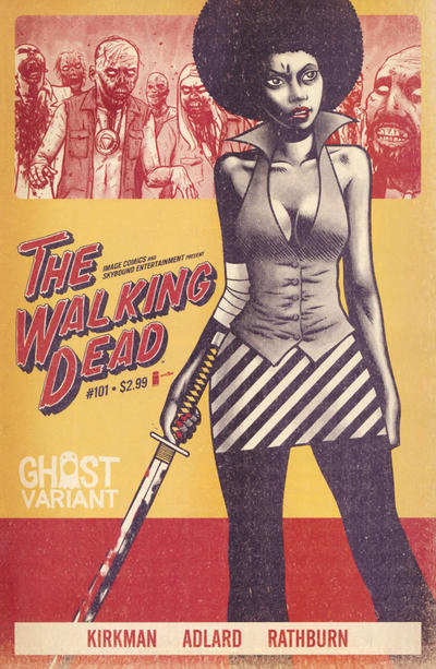 Cover for The Walking Dead (Image, 2003 series) #101 [Ghost Variant]