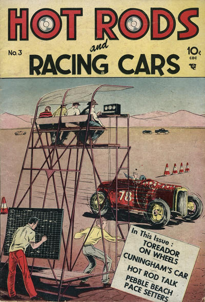 Cover for Hot Rods and Racing Cars (Charlton, 1951 series) #3
