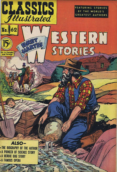 Cover for Classics Illustrated (Gilberton, 1948 series) #62 [Price difference]
