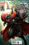Cover for The Mighty Thor (Marvel, 2011 series) #18 [Thor 50th Anniversary Variant Cover by Steve McNiven]