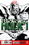 Cover Thumbnail for Indestructible Hulk (2013 series) #1 [Joe Quesada Sketch Variant]
