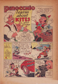Cover Thumbnail for Pinocchio Learns About Kites (Western, 1953 series) #[nn] [Southern California Edition Edition]