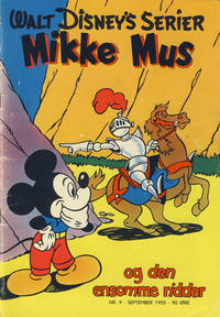Cover Thumbnail for Walt Disney's serier (Hjemmet / Egmont, 1950 series) #9/1955