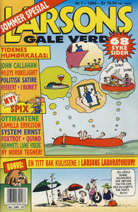 Cover for Larsons gale verden (Bladkompaniet / Schibsted, 1992 series) #7/1994