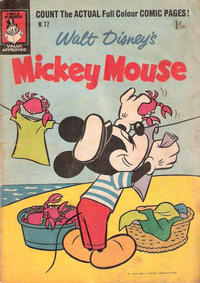 Cover for Walt Disney's Mickey Mouse (W. G. Publications; Wogan Publications, 1956 series) #72
