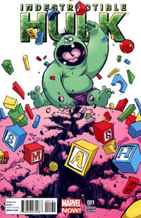 Cover Thumbnail for Indestructible Hulk (Marvel, 2013 series) #1 [Skottie Young 'Baby' Variant]