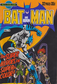 Cover Thumbnail for Batman and Robin (K. G. Murray, 1976 series) #5