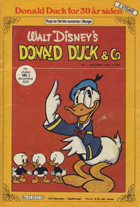 Cover for Donald Duck for 30 år siden (Hjemmet / Egmont, 1978 series) #1/1978 [2. opplag]
