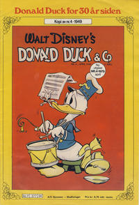 Cover Thumbnail for Donald Duck for 30 år siden (Hjemmet / Egmont, 1978 series) #4/1979