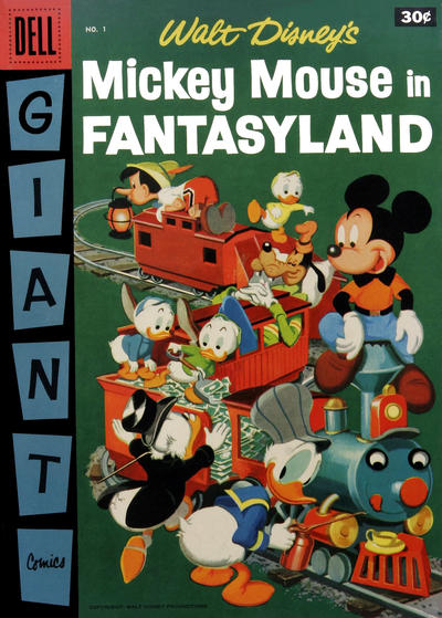Cover for Walt Disney's Mickey Mouse in Fantasyland (Dell, 1957 series) #1 [30¢]