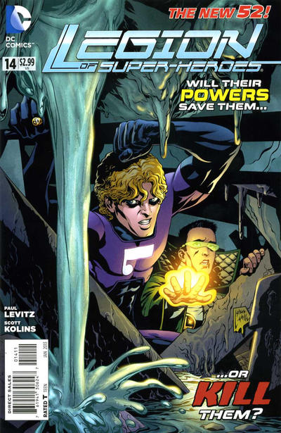 Cover for Legion of Super-Heroes (DC, 2011 series) #14 [Direct Sales]