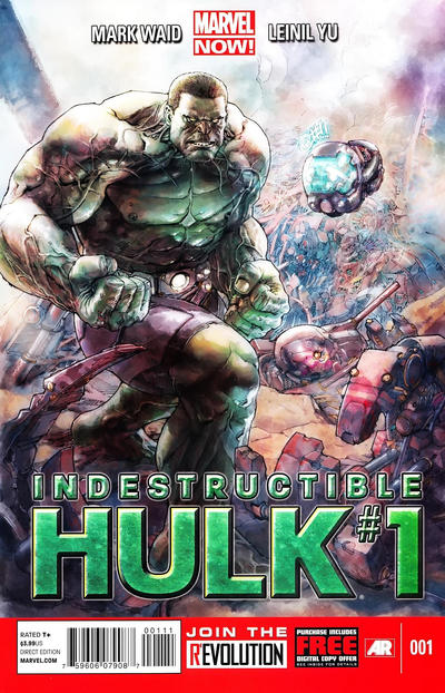 Cover for Indestructible Hulk (Marvel, 2013 series) #1 [Joe Quesada Variant]