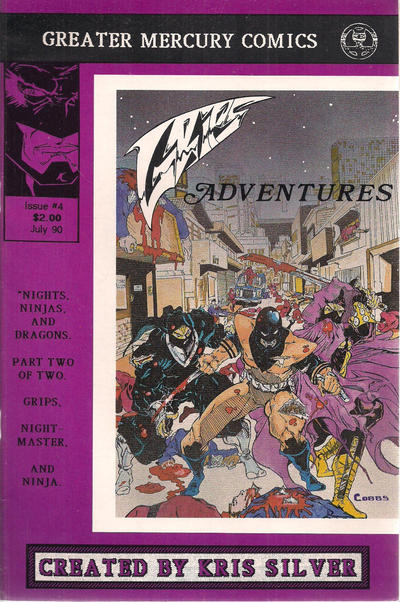 Cover for Grips Adventures (Greater Mercury Comics, 1989 series) #4