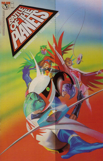 Cover for Battle of the Planets (Image, 2002 series) #1 [Alex Ross Holofoil Cover]
