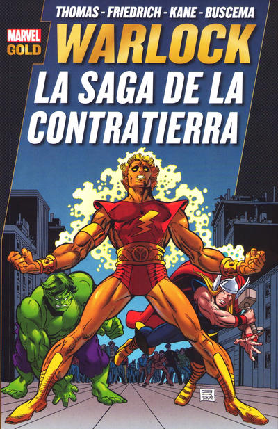 Cover for Marvel Gold. Warlock: La Saga de la Contratierra (Panini España, 2012 series) 