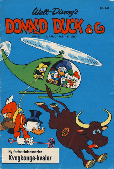 Cover for Donald Duck & Co (Hjemmet / Egmont, 1948 series) #18/1968
