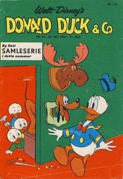 Cover for Donald Duck & Co (Hjemmet / Egmont, 1948 series) #22/1968