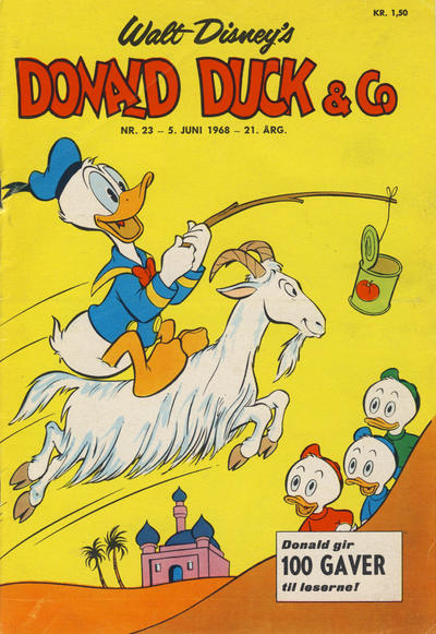 Cover for Donald Duck & Co (Hjemmet / Egmont, 1948 series) #23/1968