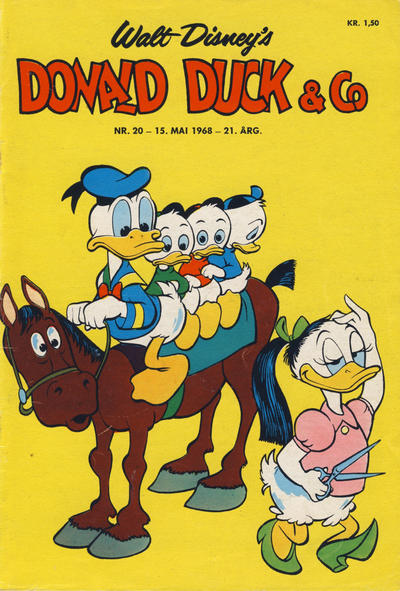 Cover for Donald Duck & Co (Hjemmet / Egmont, 1948 series) #20/1968