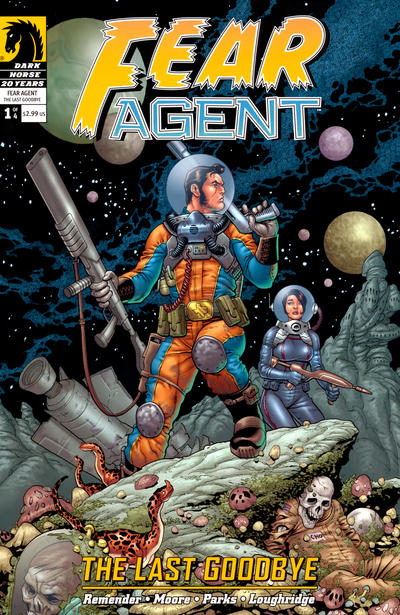 Cover for Fear Agent: The Last Goodbye (Dark Horse, 2007 series) #1 [Alternate Cover One by Frank Cho]