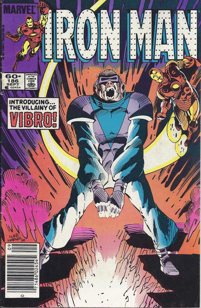 Cover for Iron Man (Marvel, 1968 series) #186 [Newsstand]