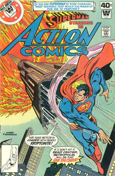 Cover for Action Comics (DC, 1938 series) #497 [Whitman]