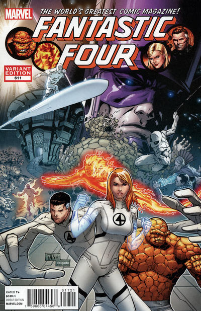 Cover for Fantastic Four (Marvel, 2012 series) #611 [Tan]