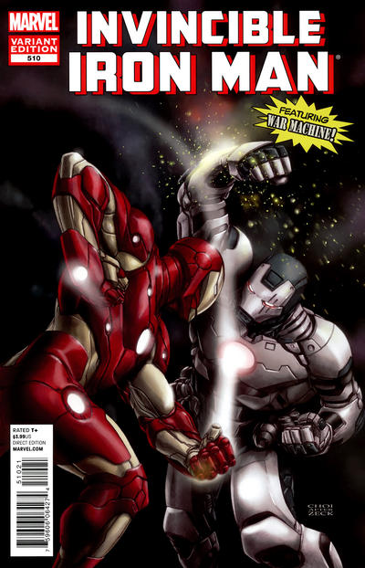 Cover for Invincible Iron Man (Marvel, 2008 series) #510 [Marvel Comics 50th Anniversary Variant by Michael Choi]